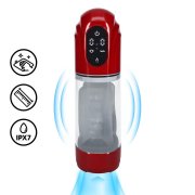 BOMBA MASTURBADORA AUTOMTICA TECHNOTHRUST METALLIC RED PUMPED