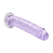 DILDO REAL�STICO 5 /12.7 CM ROXO REALROCK
