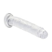 DILDO REAL�STICO 5 /12.7 CM TRANSPARENTE REALROCK