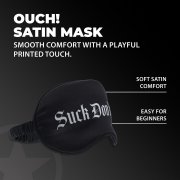 VENDA SUCK DON\'T BITE PRINTED SATIN PRETA OUCH!