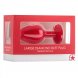 Foto 1: PLUG ANAL DIAMOND BUTT PLUG GRANDE VERMELHO