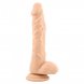 Foto 1: DILDO EM SILICONE REAL SAFE LONG STOCKY BRANCO