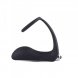 Foto 1: PLUG ANAL VIBRAT�RIO COM ANEL P-RING DARK SIDE PRETO