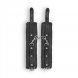 Foto 1: ALGEMAS OUCH! PLUSH LEATHER WRIST CUFFS PRETAS