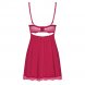 Foto 4: CAMISA DE NOITE E TANGA ROSALYNE OBSESSIVE BORD� 36-38 S/M