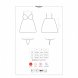 Foto 5: CAMISA DE NOITE E TANGA ROSALYNE OBSESSIVE BORD� 36-38 S/M