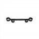 Foto 1: BARRA AFASTADORA COM ALGEMAS OUCH! SPREADER BAR WITH CUFFS PRETA