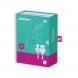 Foto 1: CONJUNTO DE 2 COPOS MENSTRUAIS FEEL GOOD SATISFYER AZUL CLARO