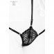 Foto 6: CUECA FIO DENTAL COM GARGANTILHA CR-4385 PRETA