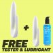 Foto 1: PACK EXCLUSIVO VIBRADOR RECARREG�VEL OVO J2 BRANCO COM OFERTA DE TESTER E LUBRIFICANTE WATERBASED CRUSHIOUS 250ML