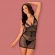 Foto 0: CAMISA DE NOITE E TANGA BOWESSA OBSESSIVE PRETA 36-38 S/M