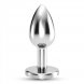 Foto 1: PLUG ANAL JOIA BIJOU TRANSPARENTE GRANDE CRUSHIOUS COM BOLSA AVELUDADA GR�TIS
