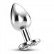Foto 3: PLUG ANAL JOIA BIJOU TRANSPARENTE GRANDE CRUSHIOUS COM BOLSA AVELUDADA GR�TIS
