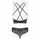 Foto 3: CONJUNTO GIULLY OBSESSIVE PRETO 36-38 S/M
