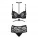 Foto 2: CONJUNTO RAQUELIA OBSESSIVE PRETO 36-38 S/M