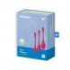 Foto 4: CONJUNTO DE 3 BOLAS KEGEL YONI POWER 1 SATISFYER VERMELHAS