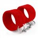 Foto 1: ALGEMAS DE VELCRO TOUGH LOVE COM CORRENTE DE 40CM EXTRA CRUSHIOUS VERMELHAS