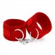 Foto 3: ALGEMAS DE VELCRO TOUGH LOVE COM CORRENTE DE 40CM EXTRA CRUSHIOUS VERMELHAS