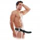 Foto 1: STRAP-ON OCO COM VIBRA��O 8'' VIBRATING HOLLOW FETISH FANTASY SERIES PRETO