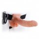 Foto 1: STRAP-ON OCO COM VIBRA��O E TEST�CULOS 7' FETISH FANTASY SERIES BRANCO