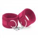 Foto 3: ALGEMAS DE VELCRO TOUGH LOVE COM CORRENTE DE 40CM EXTRA CRUSHIOUS ROSA