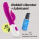 Foto 0: VIBRADOR COM ESTIMULADOR DE CLIT�RIS MOCHI ROXO E LUBRIFICANTE � BASE DE �GUA INCLU�DO CRUSHIOUS