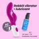 Foto 0: VIBRADOR COM ESTIMULADOR DE CLIT�RIS GUMMIE ROXO E LUBRIFICANTE � BASE DE �GUA INCLU�DO CRUSHIOUS