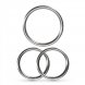 Foto 3: METALEROS CONJUNTO DE 3 AN�IS PENIANOS EM METAL CRUSHIOUS