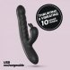 Foto 6: LAPIN VIBRADOR RECARREG�VEL RABBIT COM IMPULSO PRETO CRUSHIOUS