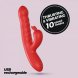 Foto 6: LAPIN VIBRADOR RECARREG�VEL RABBIT COM IMPULSO VERMELHO CRUSHIOUS