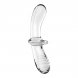 Foto 2: DILDO DE VIDRO DOUBLE CRYSTAL TRANSPARENTE SATISFYER