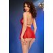 Foto 2: CAMISA DE NOITE E TANGA CR-4720 VERMELHA CHILIROSE 36 S