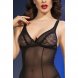 Foto 5: CAMISA DE NOITE E TANGA CR-4723 PRETA CHILIROSE 36 S