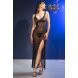 Foto 7: CAMISA DE NOITE E TANGA CR-4723 PRETA CHILIROSE 36 S