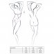 Foto 1: BODY LEILA PRETO EROTIC LINE PASSION 40-42 L/XL