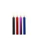 Foto 0: CONJUNTO DE 4 VELAS COM MIX DE CORES TEASING WAX CANDLES OUCH!