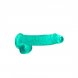 Foto 3: DILDO REALISTA COM TESTCULOS CRYSTAL CLEAR 6 /15 CM VERDE REALROCK
