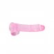 Foto 3: DILDO REALISTA COM TEST�CULOS CRYSTAL CLEAR 9 /23 CM ROSA REALROCK