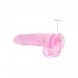 Foto 4: DILDO REALISTA COM TEST�CULOS CRYSTAL CLEAR 9 /23 CM ROSA REALROCK