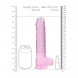 Foto 5: DILDO REALISTA COM TEST�CULOS CRYSTAL CLEAR 9 /23 CM ROSA REALROCK