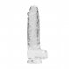 Foto 2: DILDO REALISTA COM TEST�CULOS CRYSTAL CLEAR 9 /23CM TRANSPARENTE REALROCK