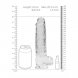 Foto 5: DILDO REALISTA COM TEST�CULOS CRYSTAL CLEAR 9 /23CM TRANSPARENTE REALROCK