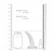 Foto 3: DILDO NON-REALISTIC CRYSTAL CLEAR 5 /11,5 CM TRANSPARENTE REALROCK