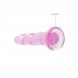 Foto 2: DILDO NON-REALISTIC CRYSTAL CLEAR 7 /17 CM ROSA REALROCK