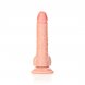 Foto 2: DILDO REALISTA COM TEST�CULOS CURVED 7 /18CM FLESH REALROCK