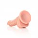 Foto 4: DILDO REALISTA COM TEST�CULOS CURVED 7 /18CM FLESH REALROCK