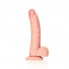 Foto 3: DILDO REALISTA COM TEST�CULOS CURVED 8 /20,5 CM FLESH REALROCK