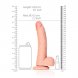 Foto 5: DILDO REALISTA COM TEST�CULOS CURVED 8 /20,5 CM FLESH REALROCK