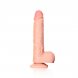 Foto 3: DILDO REALISTA COM TEST�CULOS STRAIGHT 7 /18 CM FLESH REALROCK