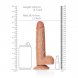 Foto 5: DILDO REALISTA COM TEST�CULOS STRAIGHT 8 /20,5 CM REALROCK